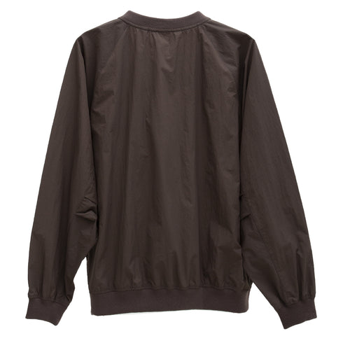 Uniform Bridge WS Raglan Pocket Crewneck Brown Degli Uberti